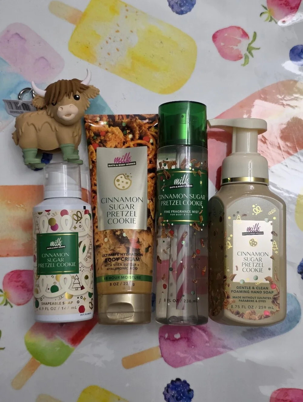 Bath & Body Works Milk Bar Cinnamon Sugar Pretzel Cookie Gift Set New RARE